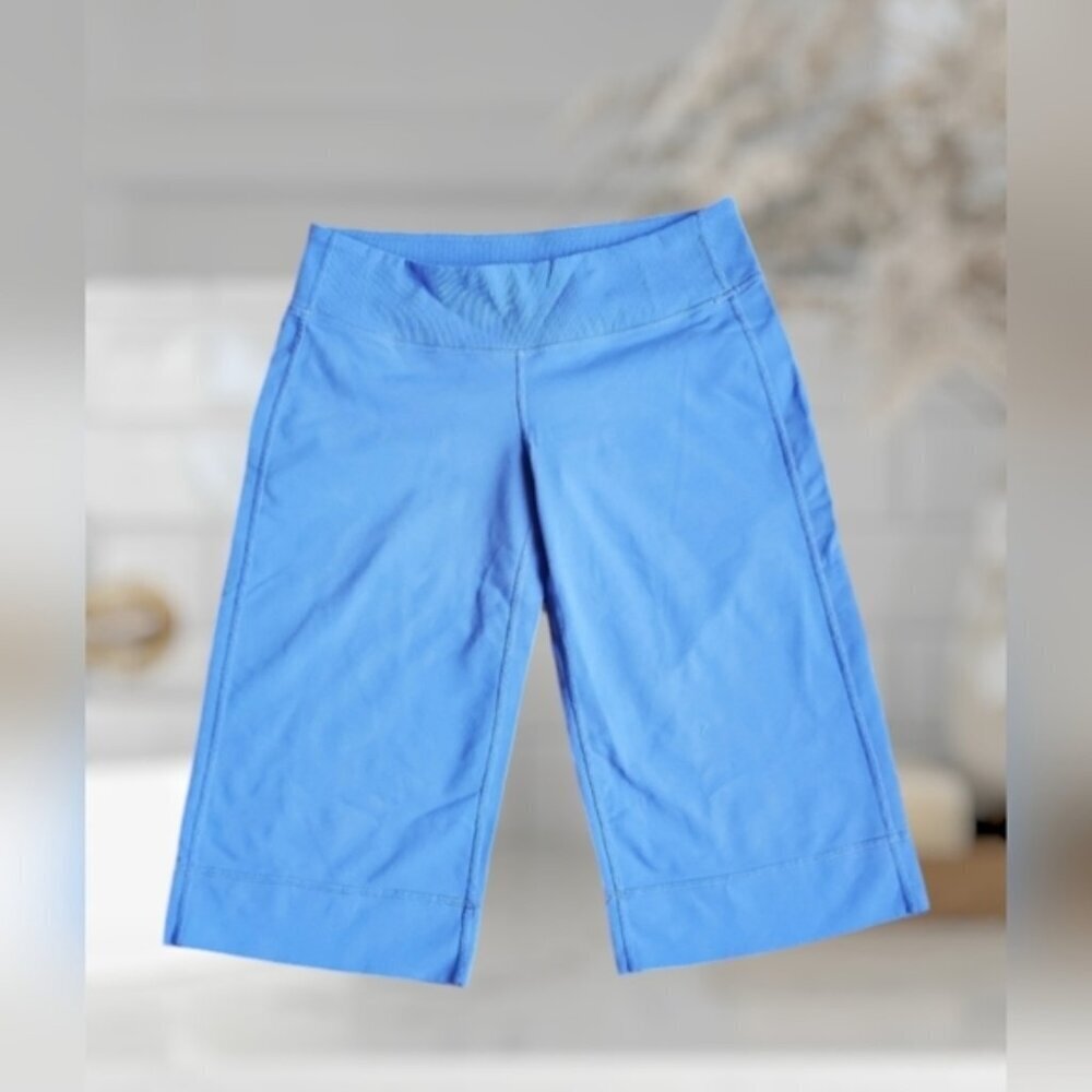 Lululemon Still Pant Crop Wide Leg Periwinkle Blue 6